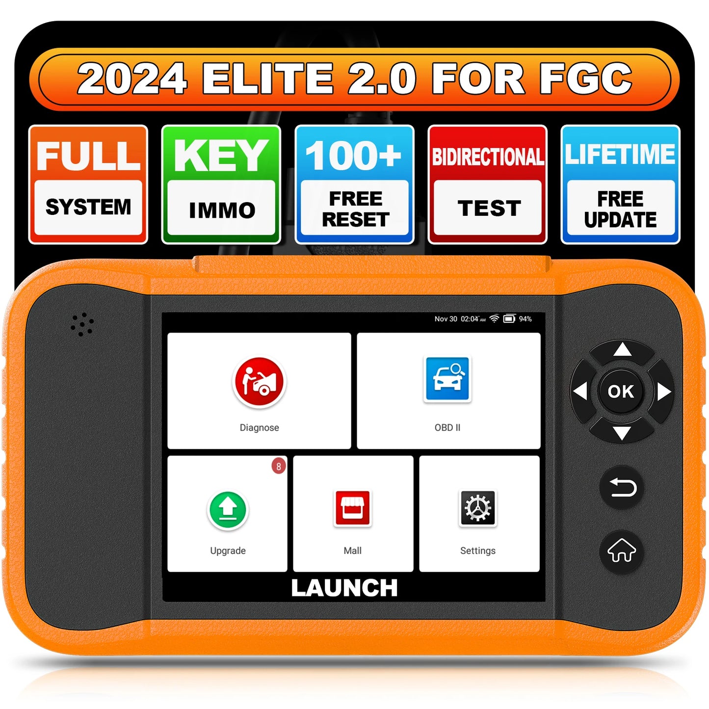 LAUNCH® X431 ELITE 2.0 GM/FORD/CHRYSLER Diagnostikaseade - AutoDiagnostik