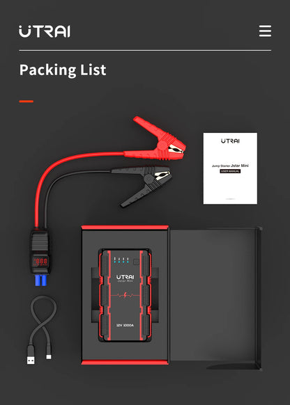 UTRAI JS-Mini 1000A Jump Starter