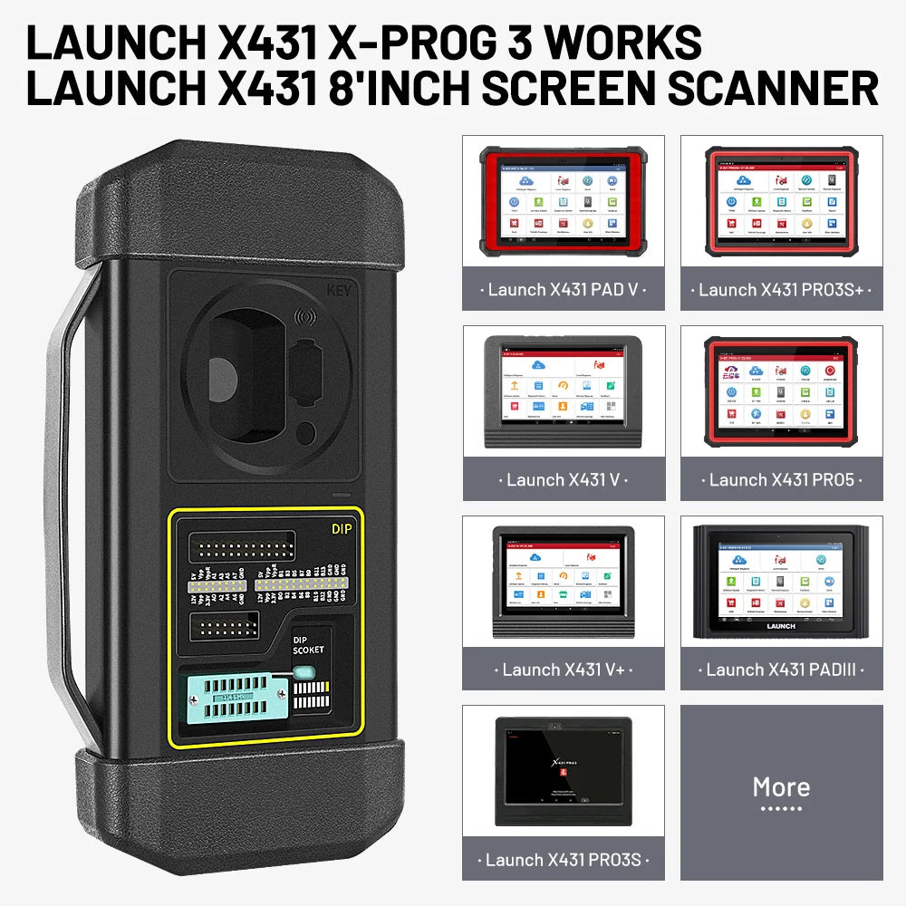 LAUNCH® X431 X-PROG 3 Immobilisaatori & Võtme Programmeerimise Seade