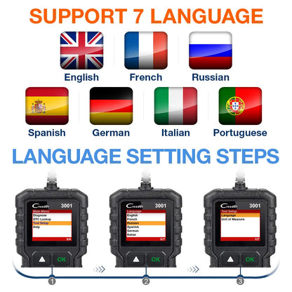 LAUNCH® X431 CR3001 Mootori Diagnostikaseade - AutoDiagnostik