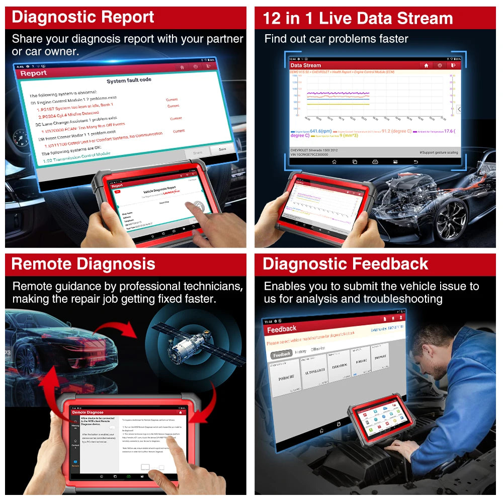 Launch© X431 IMMO PLUS Key Programming Device + Diagnostic Device 