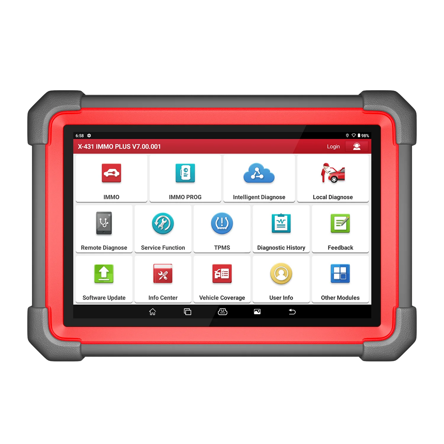 Launch© X431 IMMO PLUS Key Programming Device + Diagnostic Device 