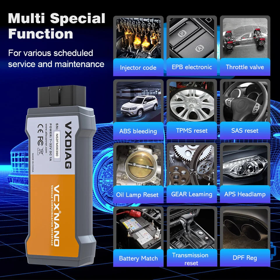 Diagnostic device VXDIAG NANO NX300 Volvo Vida