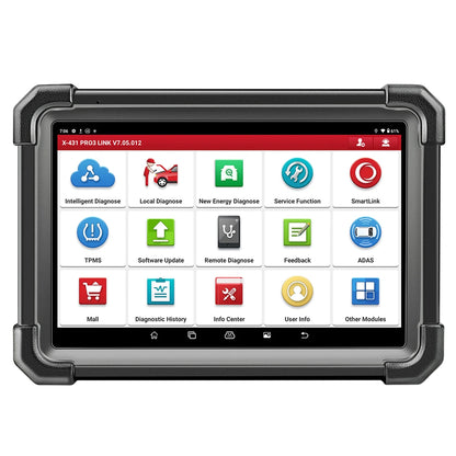 LAUNCH® X431 PRO3S+SmartLink HD Sõidu- ja Veoautode Diagnostikaseade - AutoDiagnostik