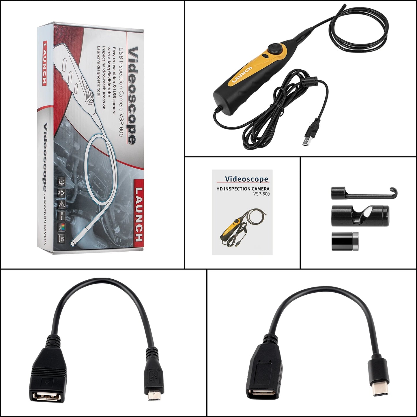LAUNCH® VSP-600 Endoscope Camera
