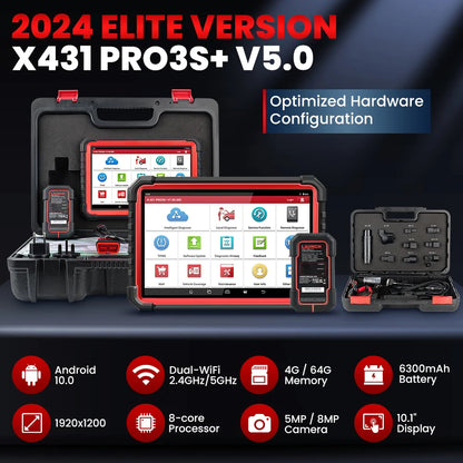 LAUNCH® X431 PRO3S+V5.0 Diagnostikaseade - AutoDiagnostik