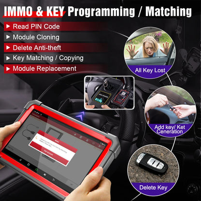 Launch© X431 IMMO PLUS Key Programming Device + Diagnostic Device 