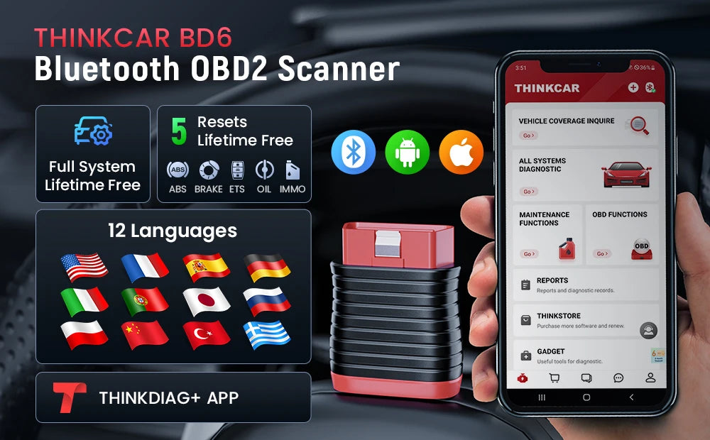 THINKCAR BD6 Diagnostic Device 