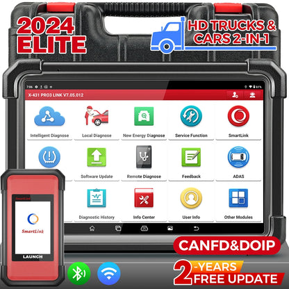 LAUNCH® X431 PRO3S+SmartLink HD Sõidu- ja Veoautode Diagnostikaseade - AutoDiagnostik