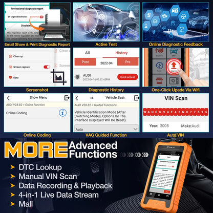 LAUNCH X431 Elite VAG/BMW/Mercedes/GM/Toyota 