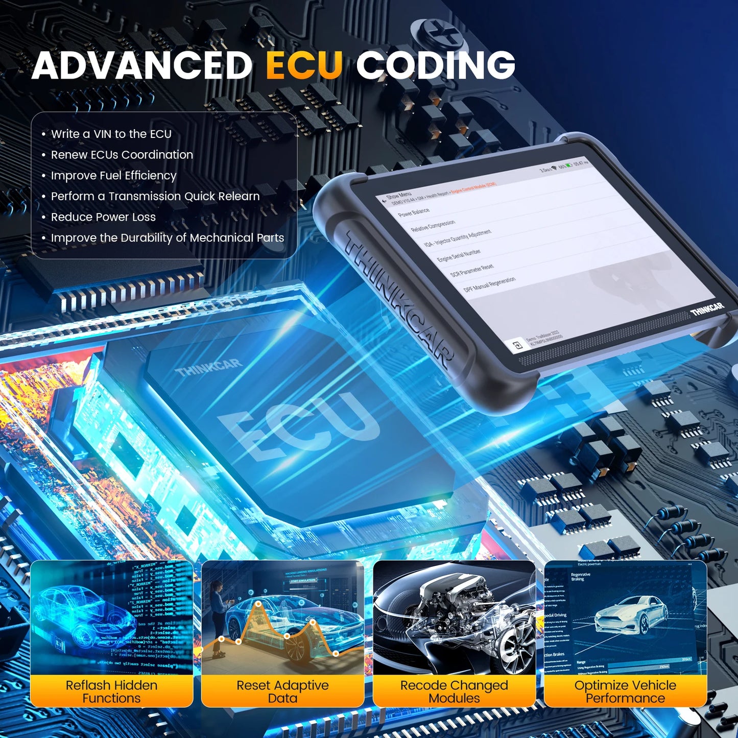 THINKCAR THINKSCAN 689BT -diagnostiikkalaite