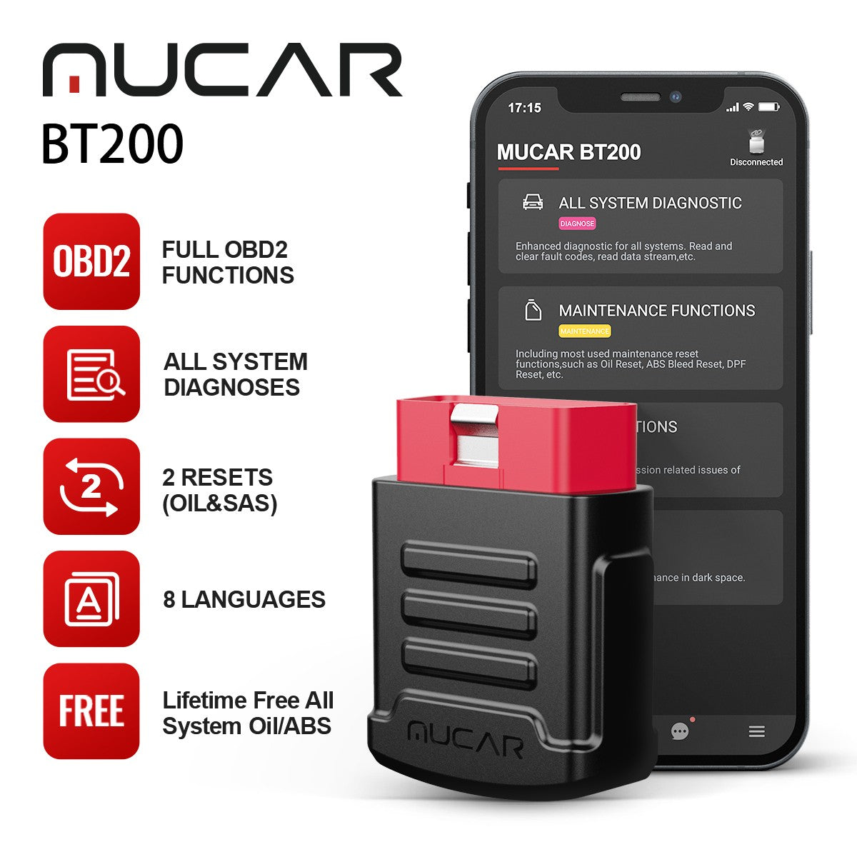MUCAR BT200 – funktsioonid